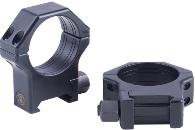 Riton by Contessa 34mm Hardened Steel Picatinny Rifle Scope Rings 8mm height Black NSN #