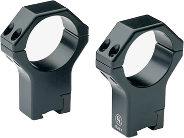 Contessa Dovetail Rings for 11 or 12mm 60 rails 26mm High 1in Black - Contessa