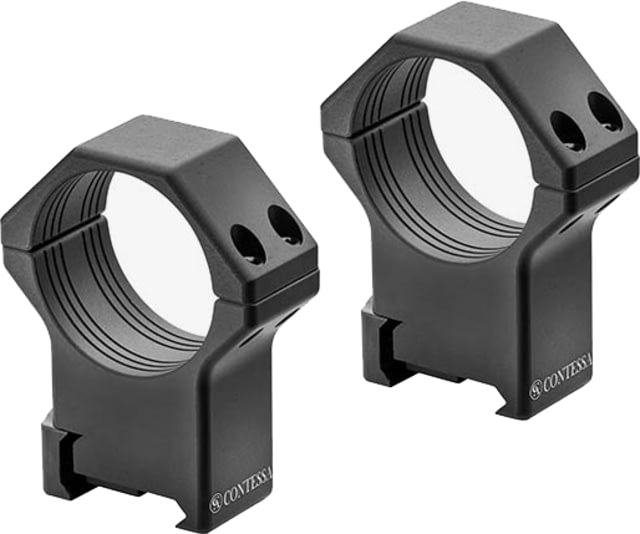 Contessa Light Picatinny Rings Black 30mm 19mm - Contessa