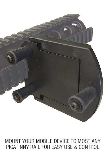 Convergent Hunting Solutions Cell Phone Gun Mount for Picatinny Rail Black - Convergent Hunting Solutions