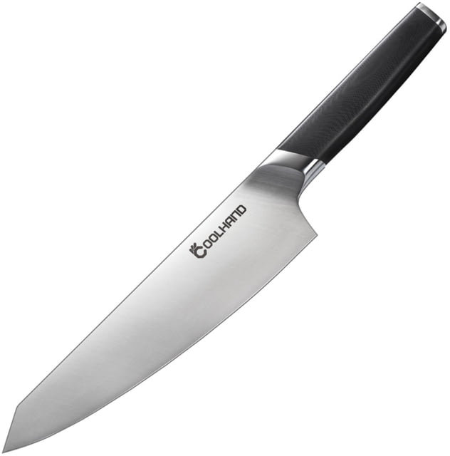 Cool Hand G10 Chef's Knife 13in Overall 8in Satin Finish 1.4116 Stainless Blade Black G10 Handle - Cool Hand
