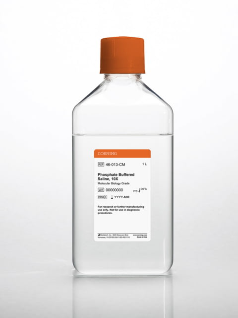 Corning Molecular Biology Buffers and Reagents Corning Phosphate Buffered Saline 10X Ph 7.4