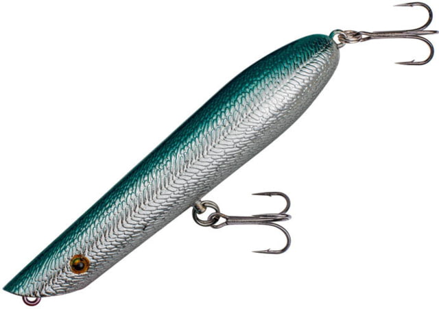 Cotton Cordell Pencil Popper Hard Bait 4.5 in 3/4 oz Chrome Blue Back