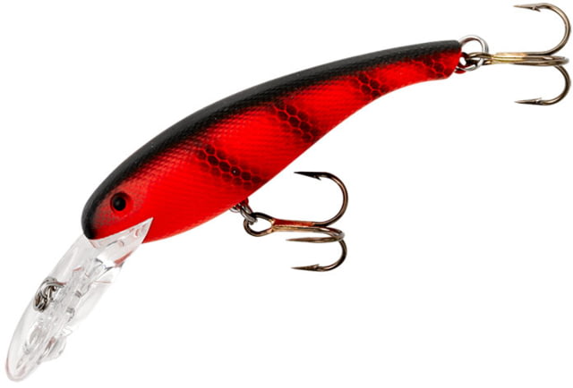 Cotton Cordell Wally Diver Crankbait 2 1/2in 1/4 oz Floating Fl Red/Black