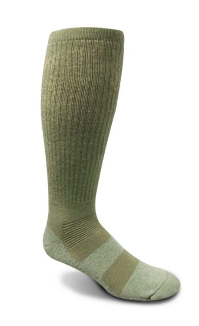 Covert Threads Desert Moderate/Hot Climate Sock Foliage Green Size 13-15  FG