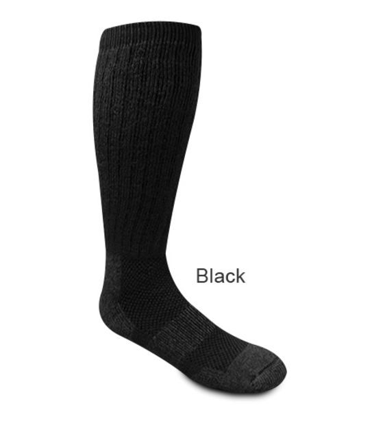 Covert Threads Ice Military/ Hunting Wool Sock Desert 1pr Black Size 4-8  BK