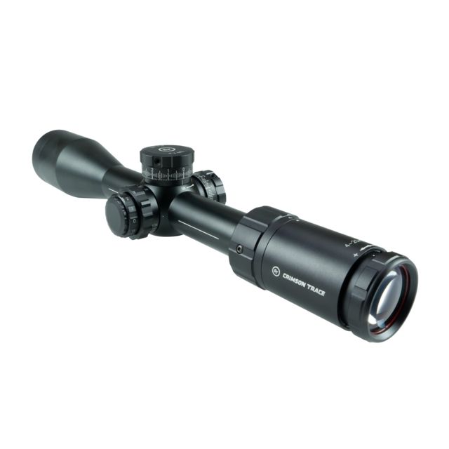 Crimson Trace 3 Series Tactical Rifle Scope 4-20x50mm FFP 30mm Tube LR1-MIL Illuminated Reticle Black - Crimson Trace