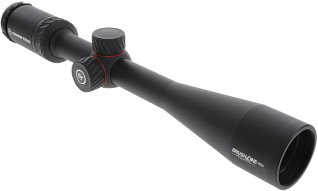 Crimson Trace Brushline Pro Rifle Scope 4-12x40mm 1in Tube Second Focal Plane CT Custom BDC Predator Reticle MOC Coating Black - Crimson Trace