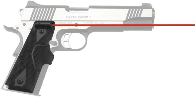 Crimson Trace Pistol Lasergrip Black - 1911 Gov't/Commander