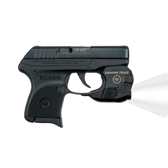 Crimson Trace Weapon Light 1/3N Lithium Ruger LCP .380 White 100 Lumen Black