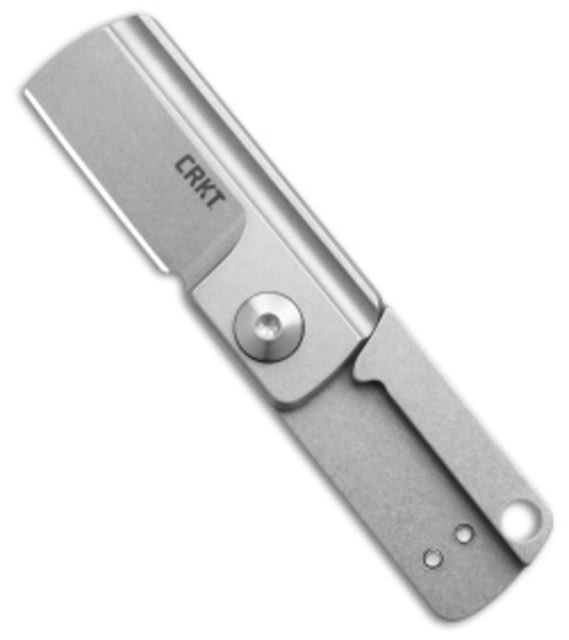 Crkt CRKT Box Key Slip Joint Knife Stainless Steel 1.2" Stonewash 12C27 Silver 12C27 adult BHQ-226905