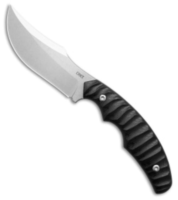 Crkt CRKT Burrower Fixed Blade Knife Black Micarta 3.7" Stonewash D2 Black D2 adult BHQ-226898