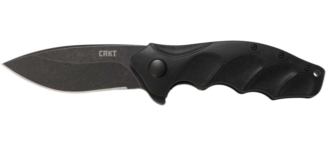CRKT Columbia River Foresight Assisted Opening Folding Knife 3.53in 1.4116 Blade Drop Point Glass-Reinforced Nylon Handle Black