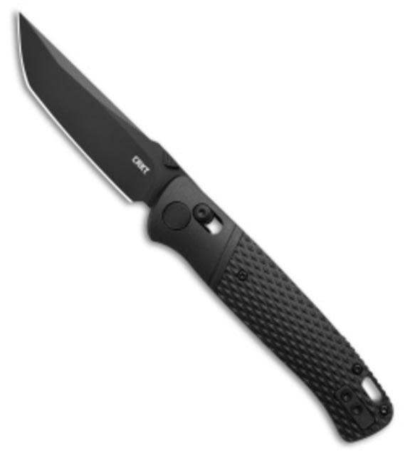 Crkt CRKT Counterpart Tanto Crossbar Lock Knife Textured Black GRN 3.31" Oxide Black 12C27 adult BHQ-226874