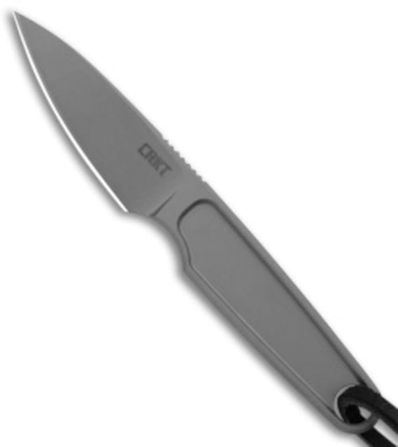 Crkt CRKT HangTi Fixed Blade Knife Bead Blast Titanium 1.7" BB Titanium  Gray Titanium adult BHQ-210162