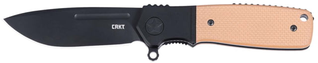 CRKT Homefront Compact Folding Knife 2.91in CPM S35VN Drop Point Blade Brown G10 Handle