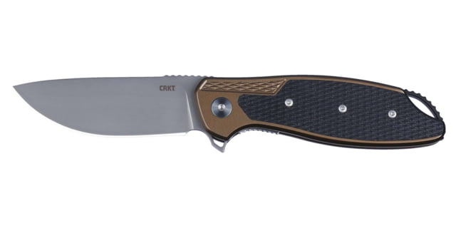 CRKT Jake Folding Knife 3.32in 12C27 Drop Point Blade Green G10 Handle