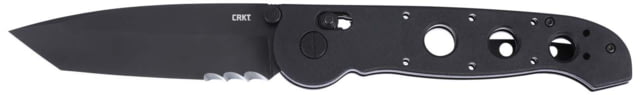 CRKT Folding Knife 3.97in D2 Tool Steel Blade Drop Point Blade Black G10 Handle