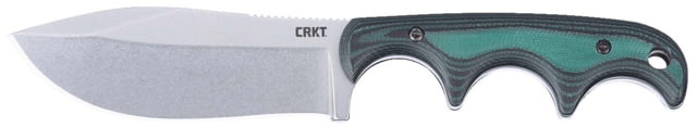 CRKT Minimalist Nessmuk Fixed Blade Knife 2.90in D2 Nessmuk Blade Green/Black G10 Handle