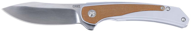 CRKT Padawan Folding Knife 3.01in 14C28N Drop Point Blade Brown G10 Handle
