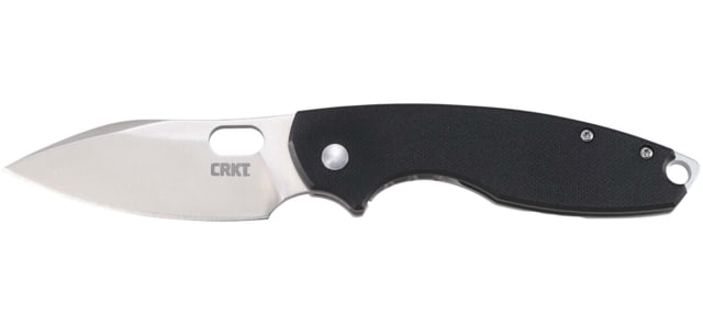 CRKT Pilar III Folding Knife 2.97in 8Cr13MoV Sheepsfoot Blade Black G10 Handle