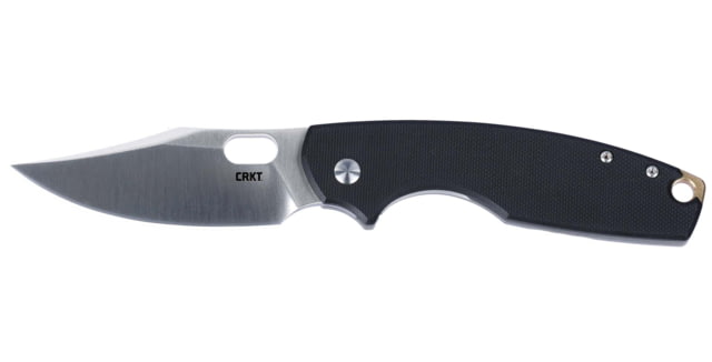 CRKT Pilar IV Folding Knife 3.09in D2 Tool Steel Blade Drop Point Blade Black G10 Handle