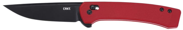 CRKT Q Compact Folding Knife 3.05in 14C28N Drop Point Blade Red G10 Handle