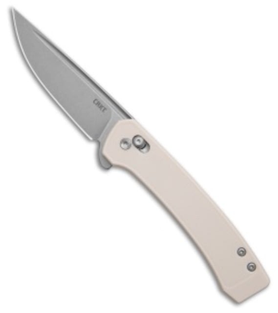 Crkt CRKT Q Compact Crossbar Lock Knife Sand GRN 3.1" Stonewash 14C28N White 14C28N adult BHQ-226880