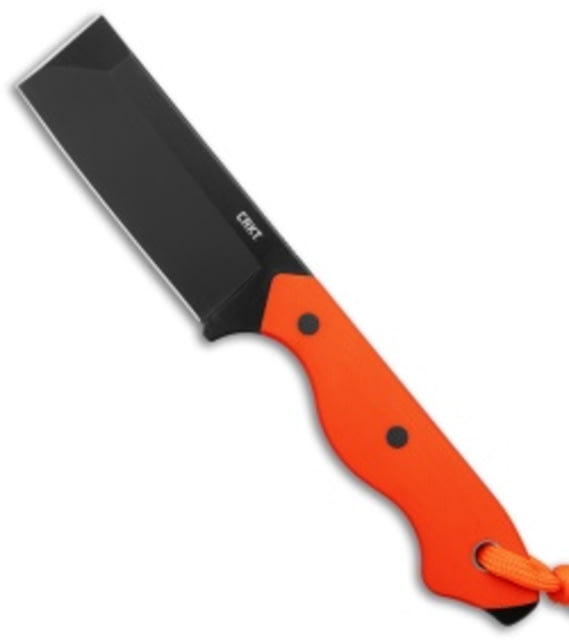Crkt CRKT Razel Fixed Blade Knife Orange G-10 3" Black Oxide D2 Orange D2 adult BHQ-226899