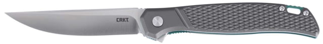 CRKT Scar Folding Knife 3.30in D2 Drop Point Blade Gray G10 Handle