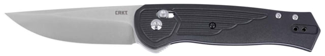 CRKT Sero Folding Knife 3.02in S35VN Drop Point Blade Gray/Black G10 Handle