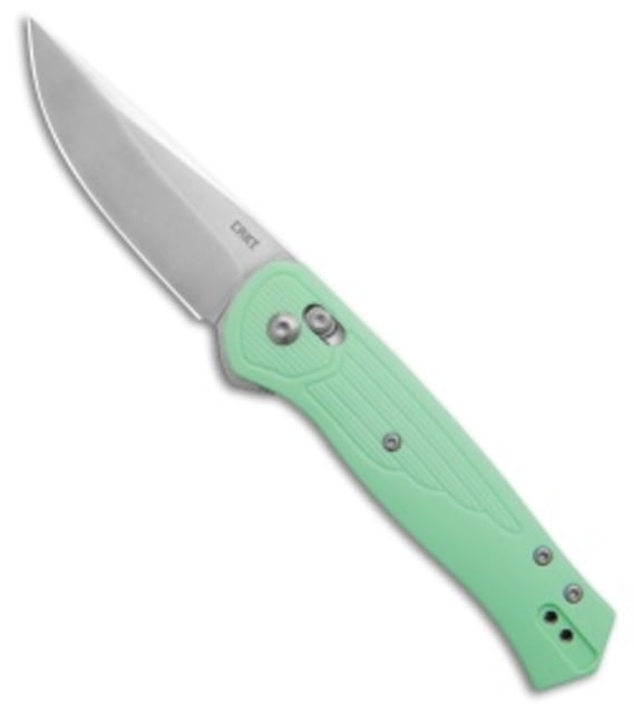 Crkt CRKT Sero Crossbar Lock Knife Aqua GRN 3" Satin S35VN Green CPM S35VN adult BHQ-226887