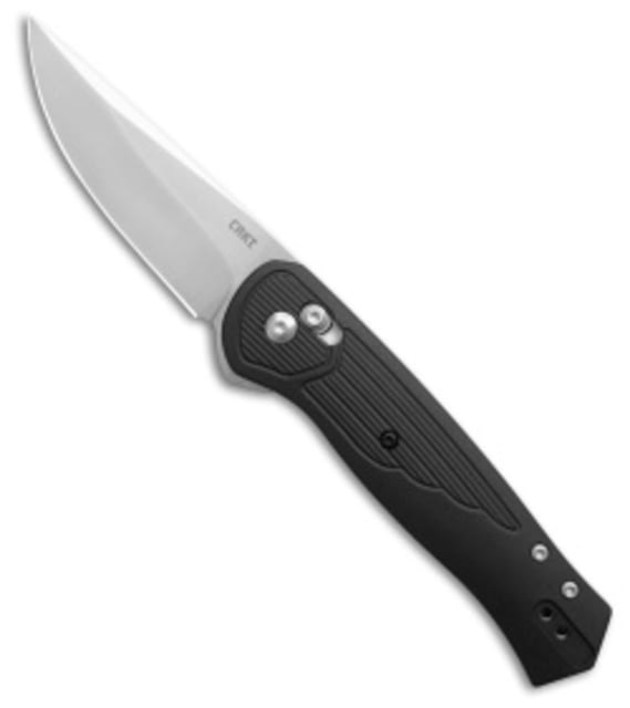 Crkt CRKT Sero Crossbar Lock Knife Black GRN 3" Satin S35VN Black CPM S35VN adult BHQ-226886