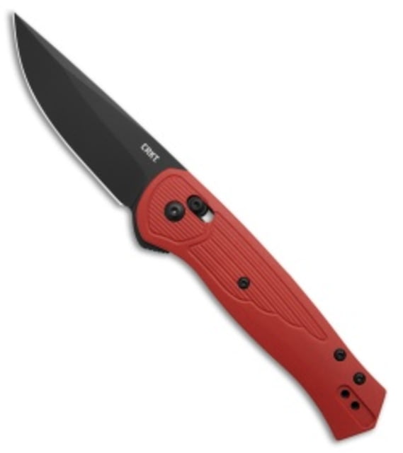 Crkt CRKT Sero Crossbar Lock Knife Red GRN 3" Black TiN S35VN Red CPM S35VN adult BHQ-226889