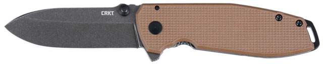 CRKT Squid XM Assisted Opening Folding Knife 2.95in D2 Drop Point Brown G10 Handle