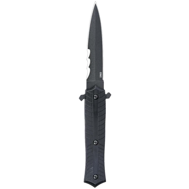 CRKT Xolotl Fixed Blade Knife 4.53in SK-5 Drop Point Blade Black G10 Handle