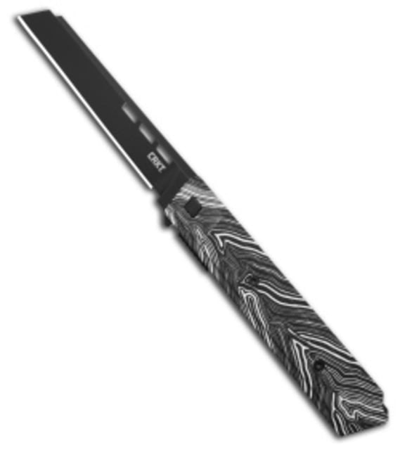 Crkt CRKT Zephyr Liner Lock Knife Black/White G-10 3.22" TiN 14C28N Black/White 14C28N adult BHQ-226883