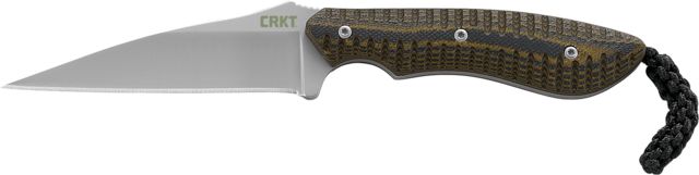 CRKT Folts SPEW Small Pocket Everyday Fixed Blade Knife Wharncliffe Razor Edge