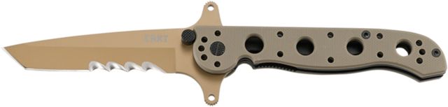 CRKT  Folding Knife 3.52in AUS-8 Tanto Blade Tan G10 Handle