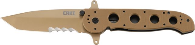 CRKT Big Dog Special Forces Veff Desert Tanto Folding Knife Desert Tan