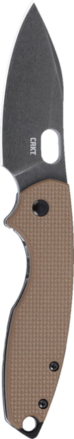 Crkt CRKT Pilar III Folding Knife 3.41in 8Cr13MoV Stainless Steel Blade Sheepsfoot Blade Brown G10 Handle - $61.89 at Optics Planet