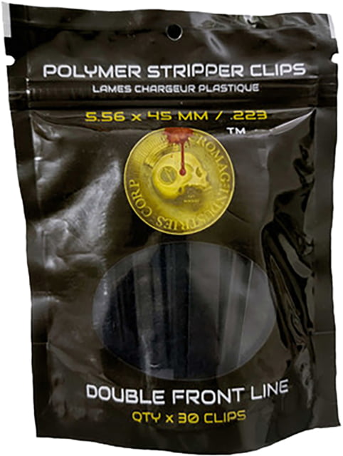 CroMag Industries Corp Stripper Clip .5.56x45mm/ 223 Polymer 30 Stripper Clips Black - Cromag Industries Corp
