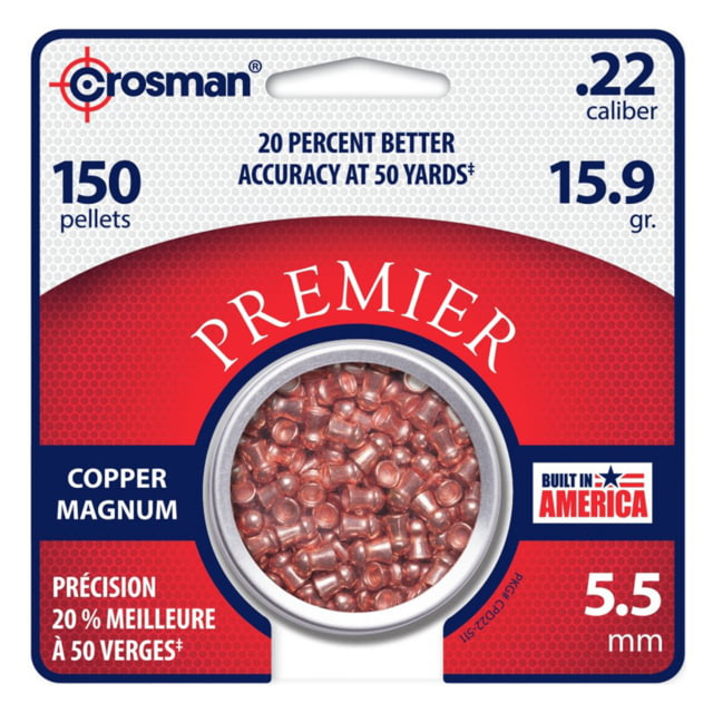 Crosman CopperMagPrmrDomedPellet .22 14.gr /150