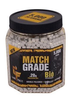 Crosman Game Face Airsoft Strike Force Match Grade Airsoft Ammo6mm.20g5000 Count