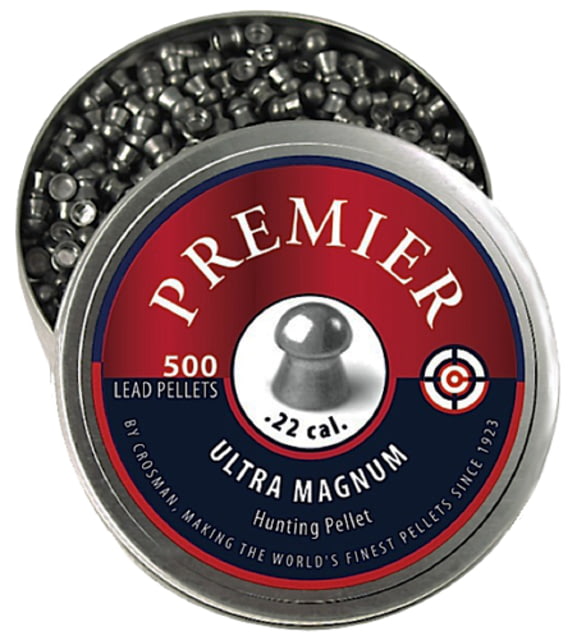 Crosman Premier Pellets Domed .22 Silver 500 Count
