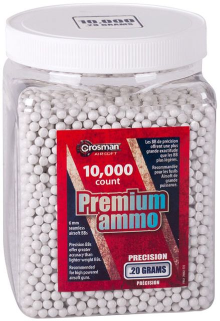 Crosman Premier .20g Heavy BBs White 10000 Count