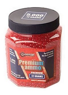 Crosman Premium Airsoft BBsTranslucent Red.12g6mm5000 Count