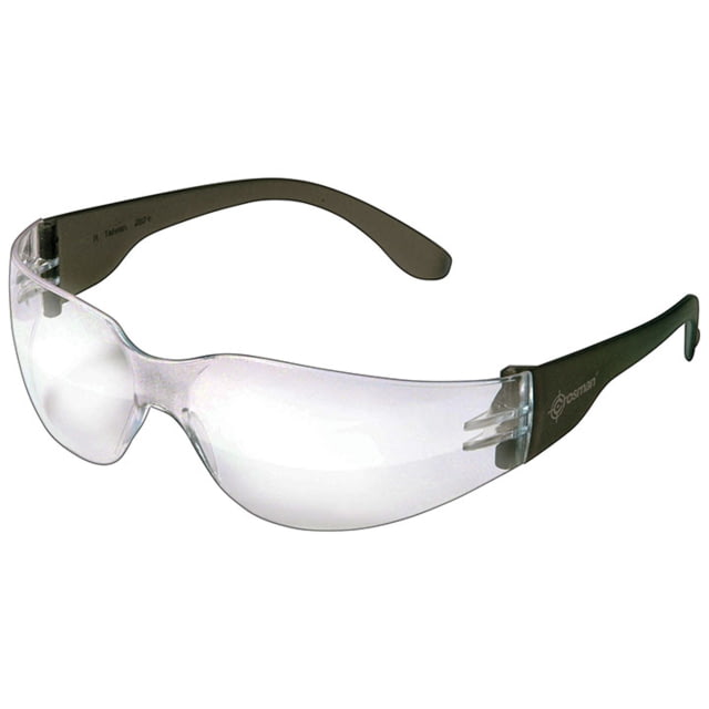 Crosman Shooting Glasses - ANSI Z87.1-2003 Black Frame Clear Lens - Crosman