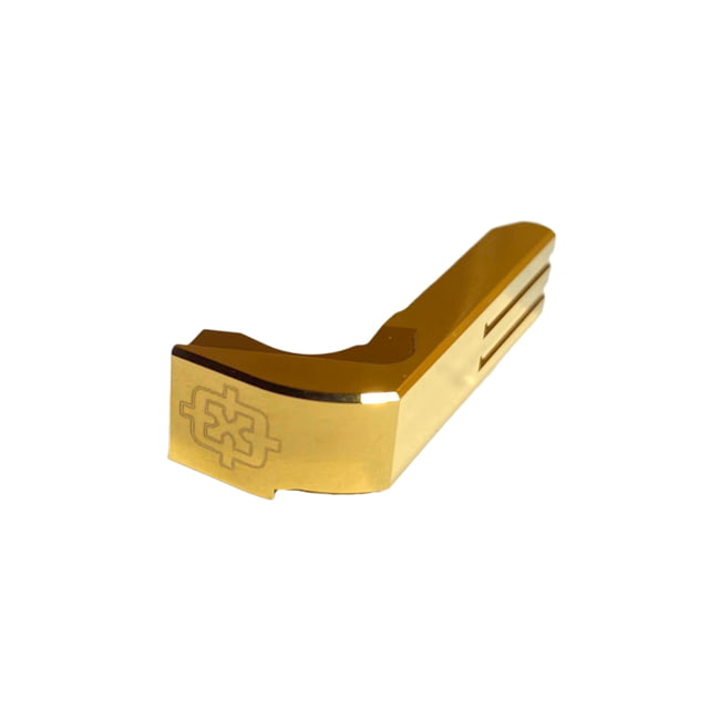 Cross Armory Extended Magazine Catch for Glock Frames Generation 1-3 Aluminum Anodized Gold Small - Cross Armory