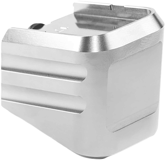 Cross Armory Glock 17/22/31 9mm/.40 S&W/.357 SIG Aluminum +0 Magazine Extension Silver - Cross Armory